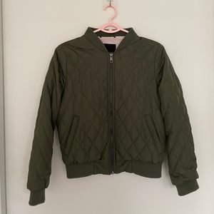 Banana Republic Quilted Bomber Jacket